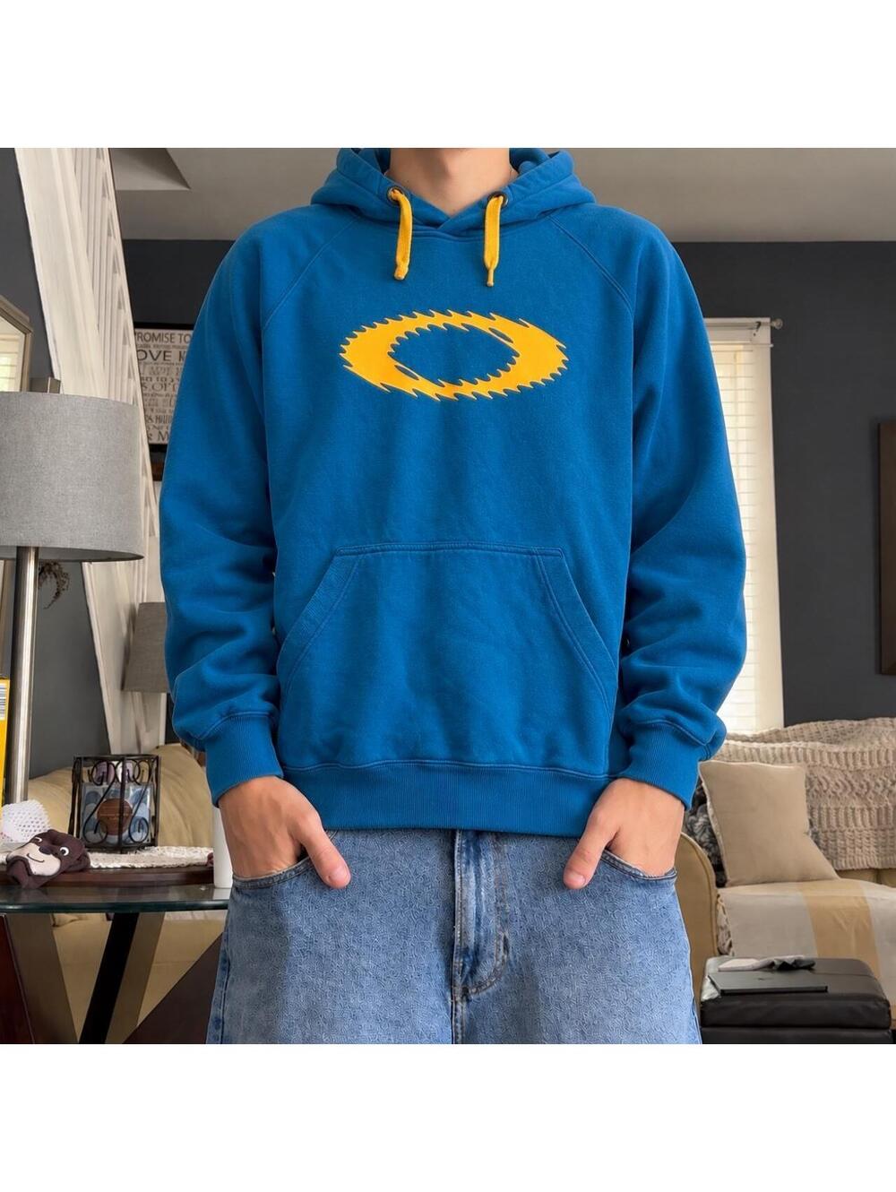 fire Oakley software style Y2K vintage hoodie